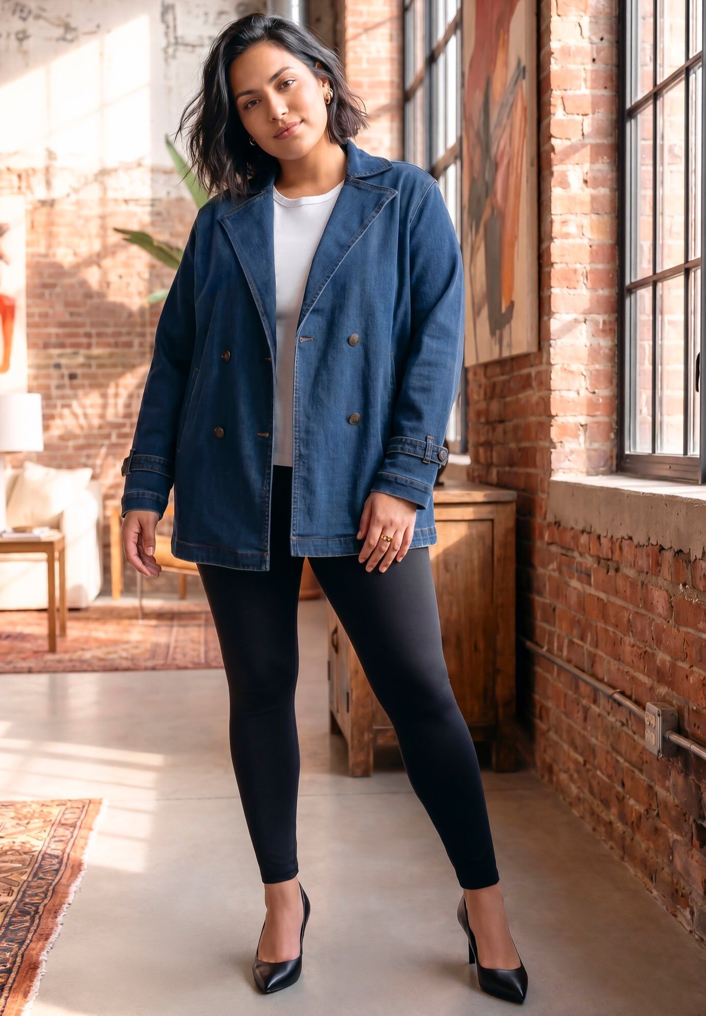 Butter Denim Jacket, DARK WASH, hi-res image number 0