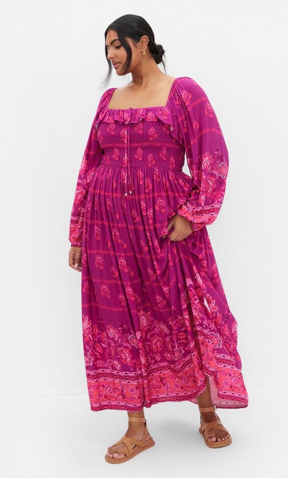 Estelle Maxi Dress - magenta, PURPLE, alternate image number null