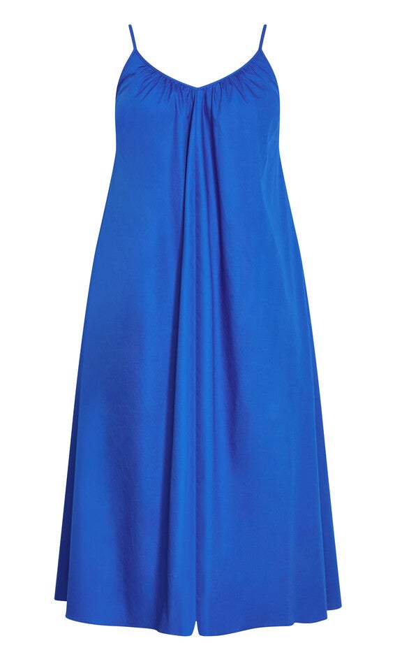 Maci Maxi Dress - cobalt, BLUE, alternate image number 4