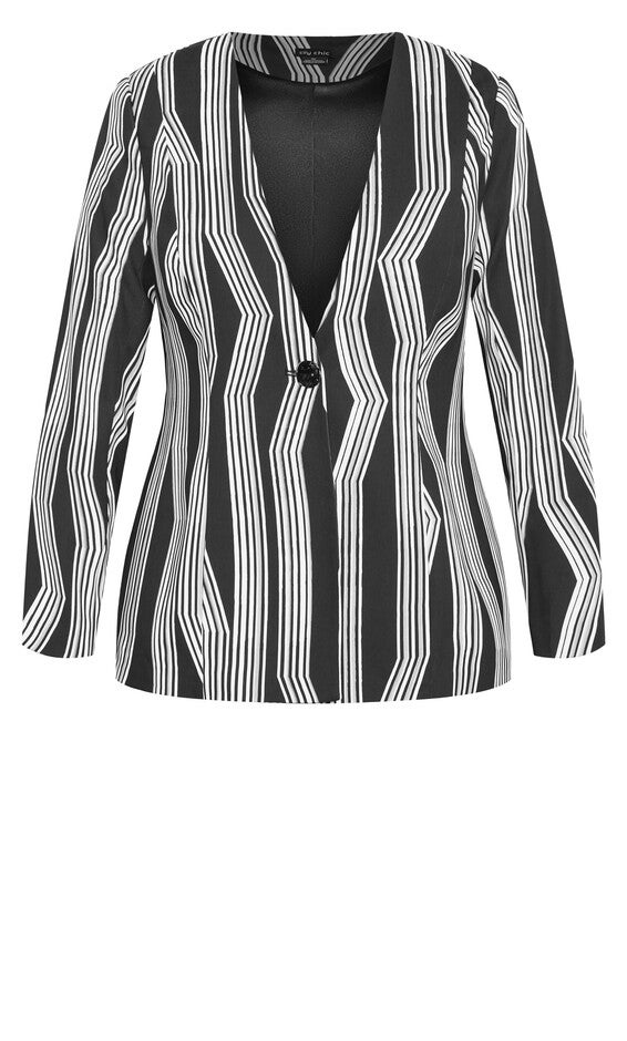 Laila Jacket - black mono, BLACK, alternate image number 3