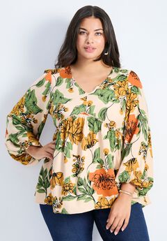 Harley Prt L Slv Tunic