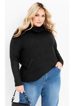 Ash Turtleneck Close Fit Sweater