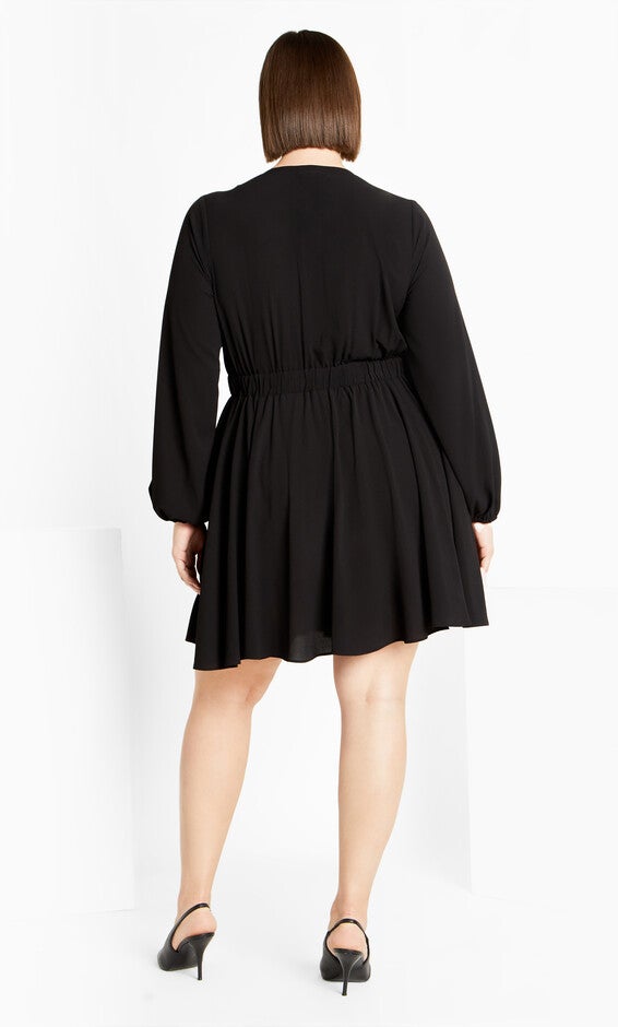 Adelyn Dress - black, BLACK, alternate image number 2