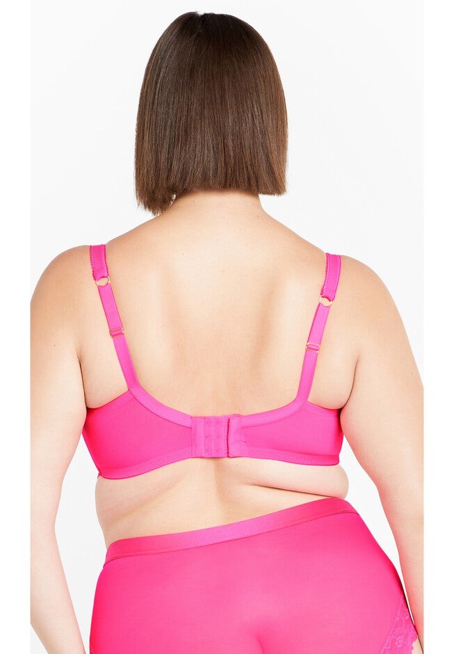 Lara Underwire Bra - hot pink, PINK, on-hover image number null