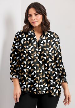 Pintuck Popover Top