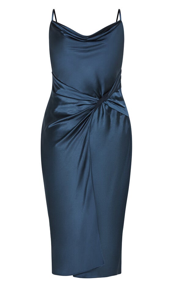 Adelina Dress - navy, NAVY, alternate image number null