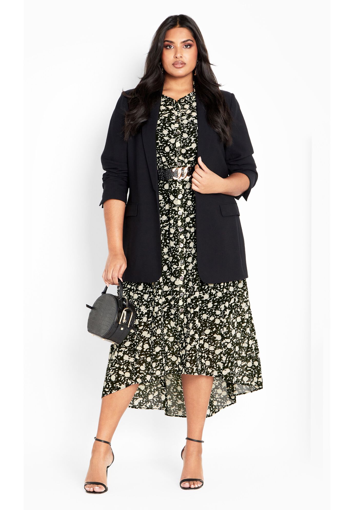 Rylee Dress, BLACK NOISE, alternate image number 3
