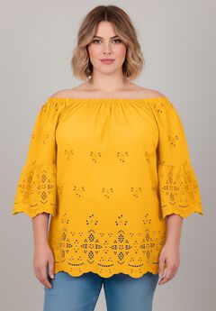 Convertible Eyelet Tunic