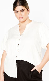 Georgia Shirt - ivory