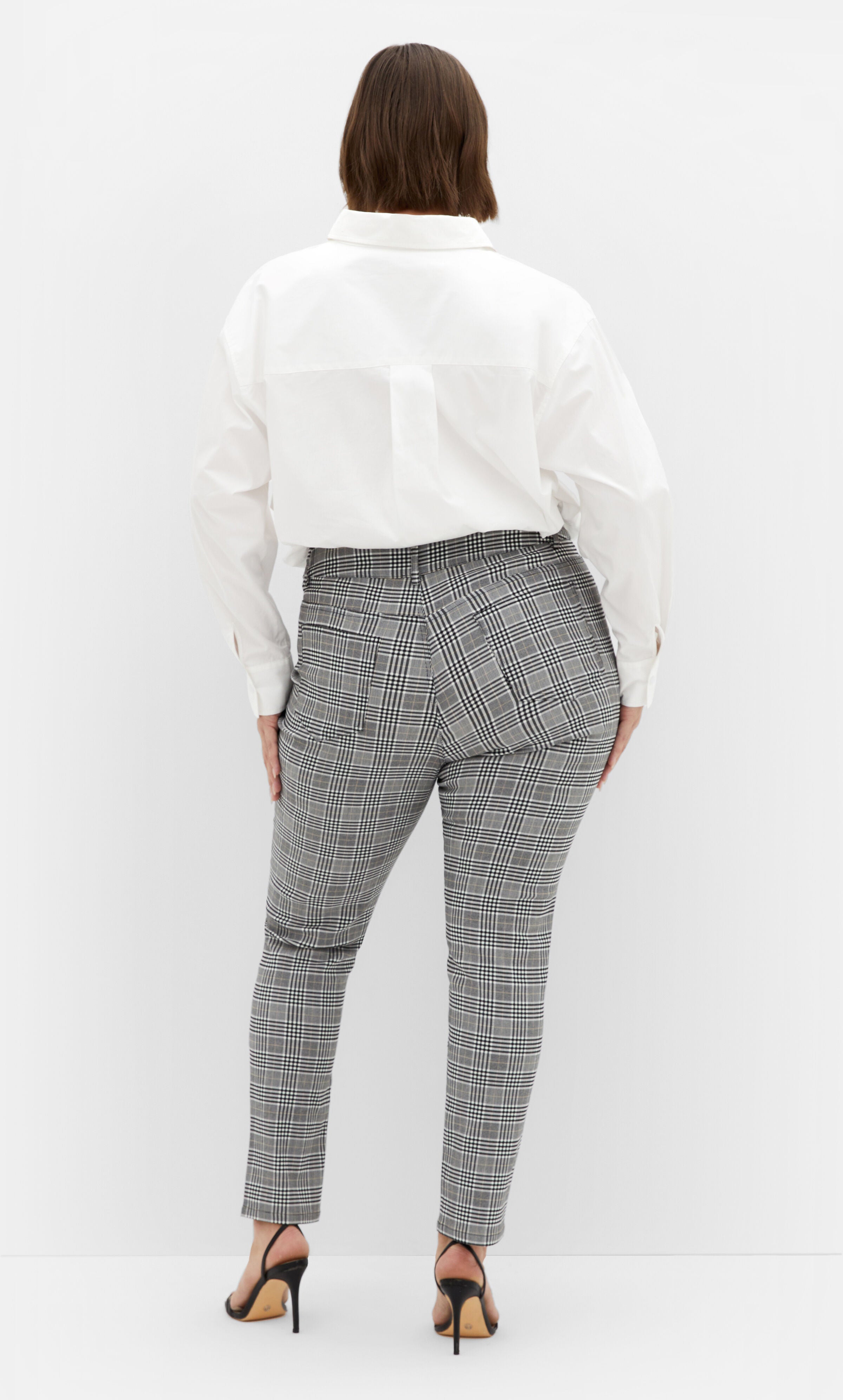 Bengaline Check Pant - black, GRAY, alternate image number 2