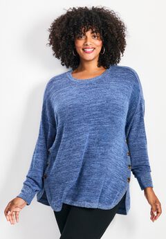 Bec Button Detail Hacci Top