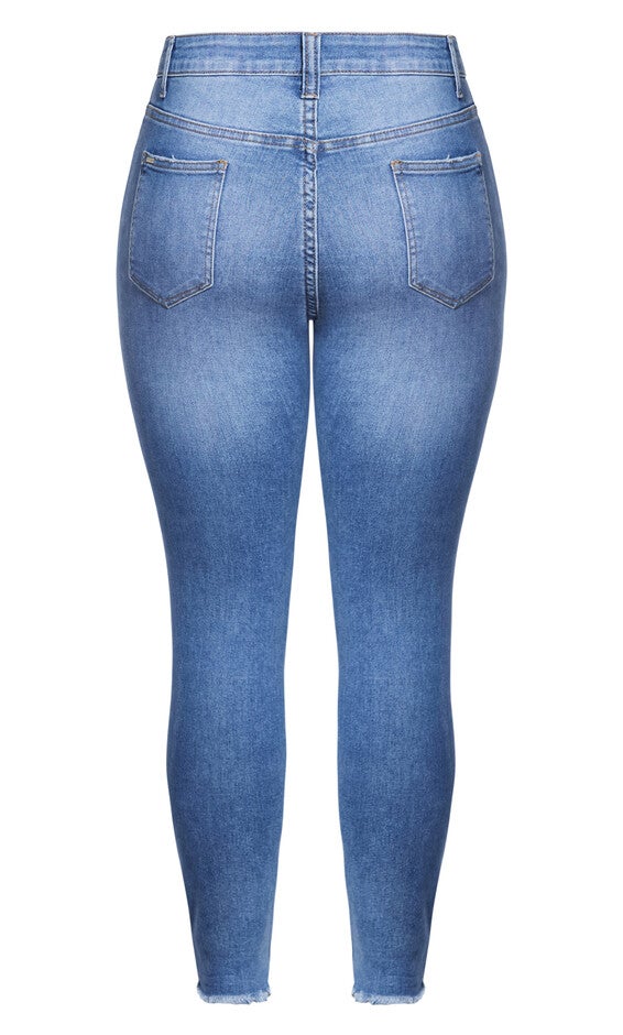 Asha Wild Rose Jean - blue, BLUE, alternate image number null