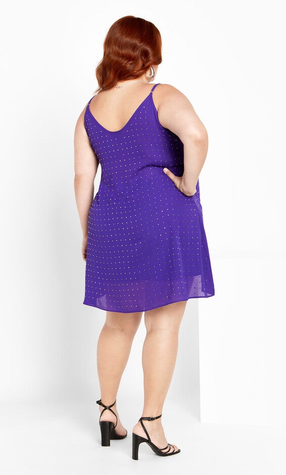 Hi Lo Shine Cami - royal purple, PURPLE, alternate image number null