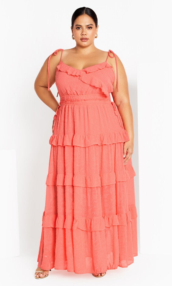 Renee Dress - calypso coral, CALYPSO CORAL, hi-res image number null