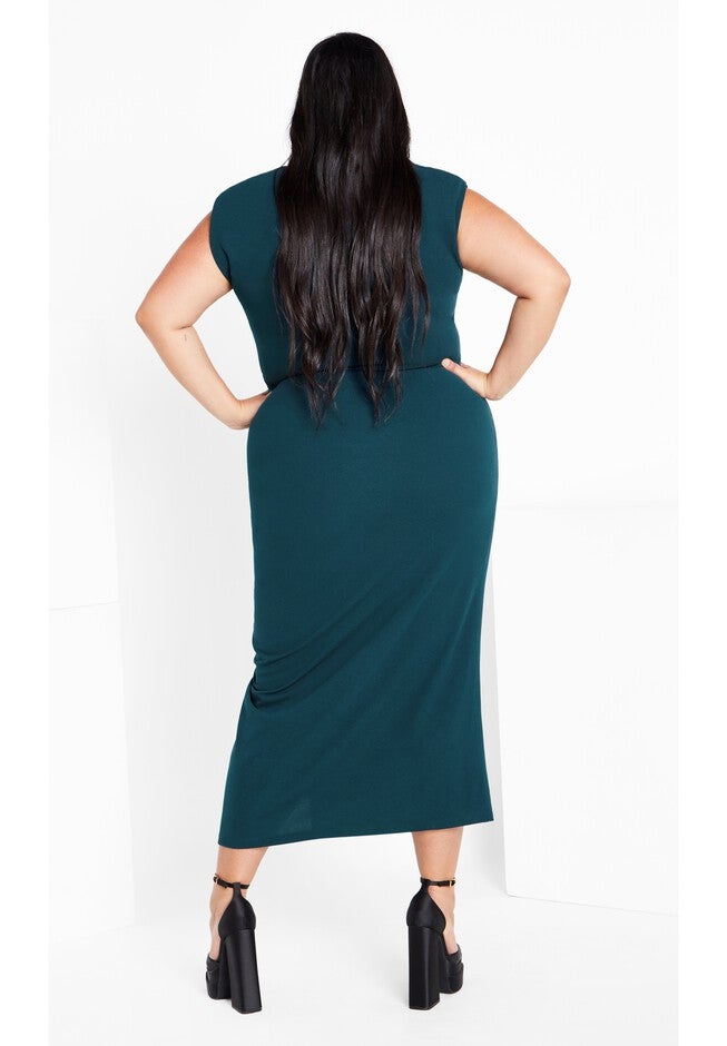 Zaby Dress - emerald, GREEN, on-hover image number null