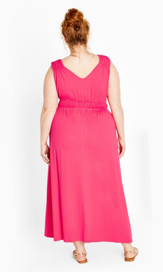 Lani Maxi Dress - watermelon, WATERMELON, alternate image number 2