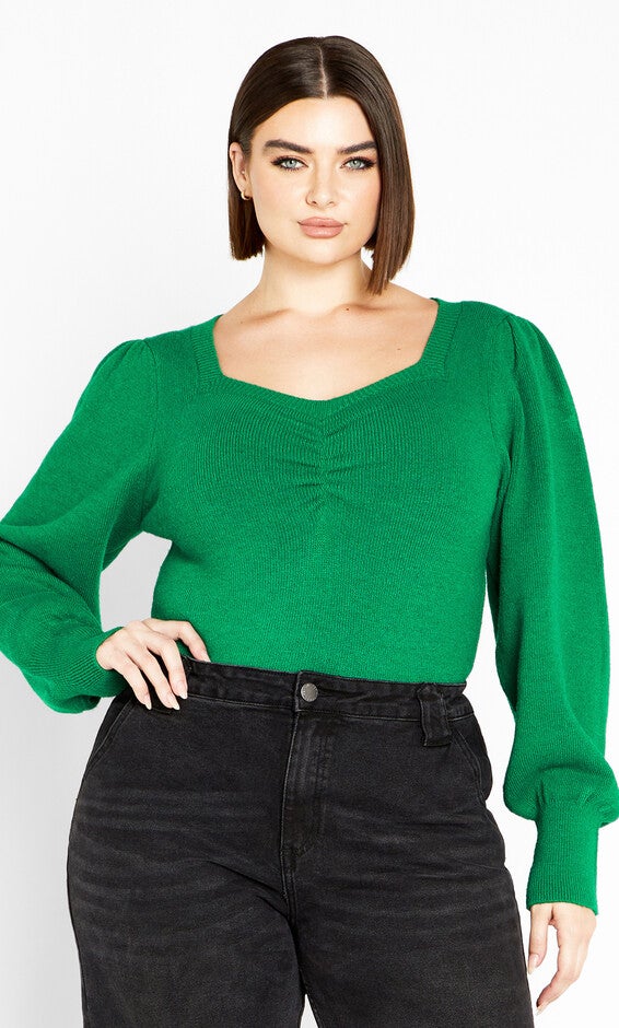 Maddie Jumper - greenstone, GREEN, hi-res image number null