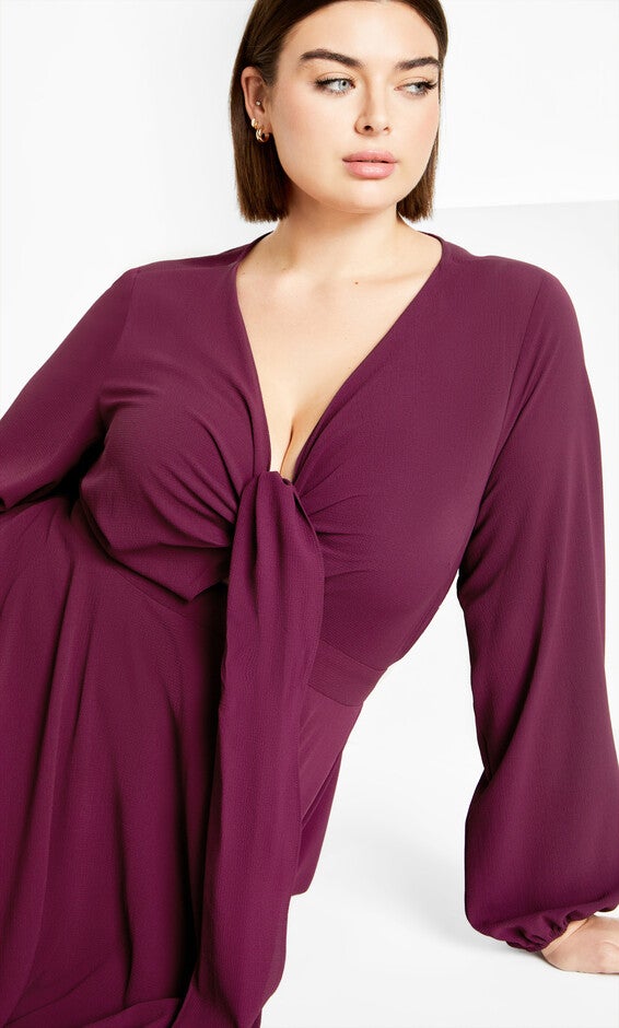 Adelyn Dress - plum, PURPLE, alternate image number 1
