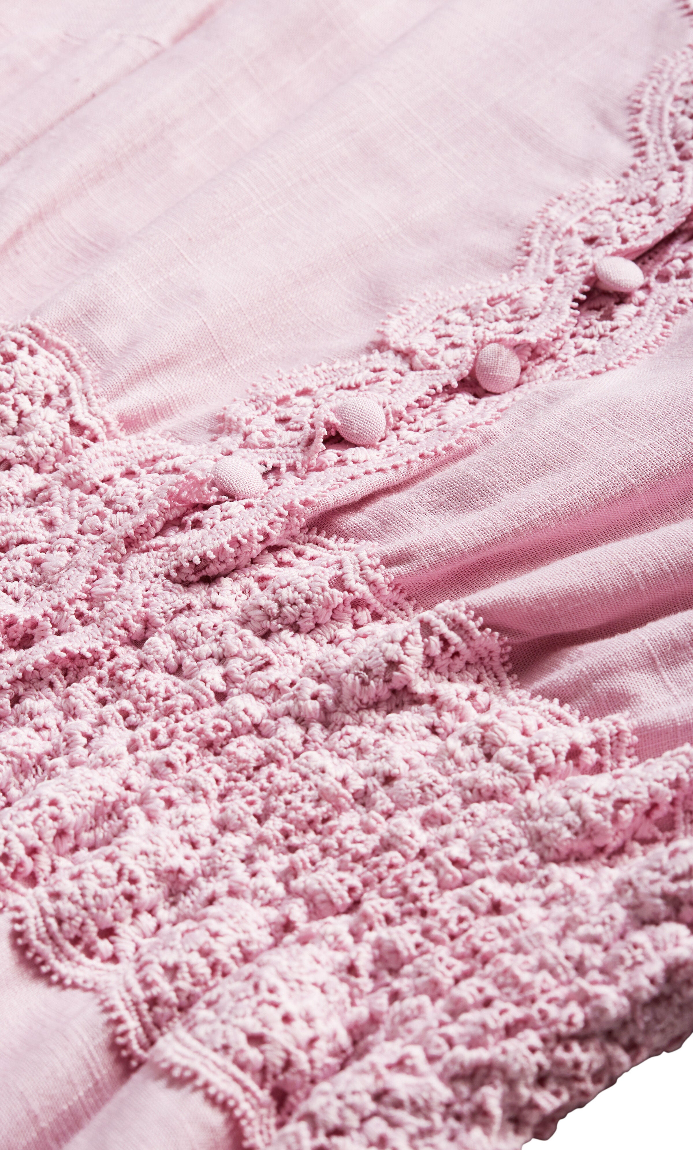 Belle V Neck Mini Dress - pink rose, PURPLE, alternate image number 5