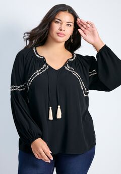 Isabelle Embroidered Top