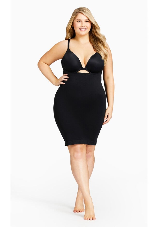 Seamless Shaper Slip, BLACK, hi-res image number 0