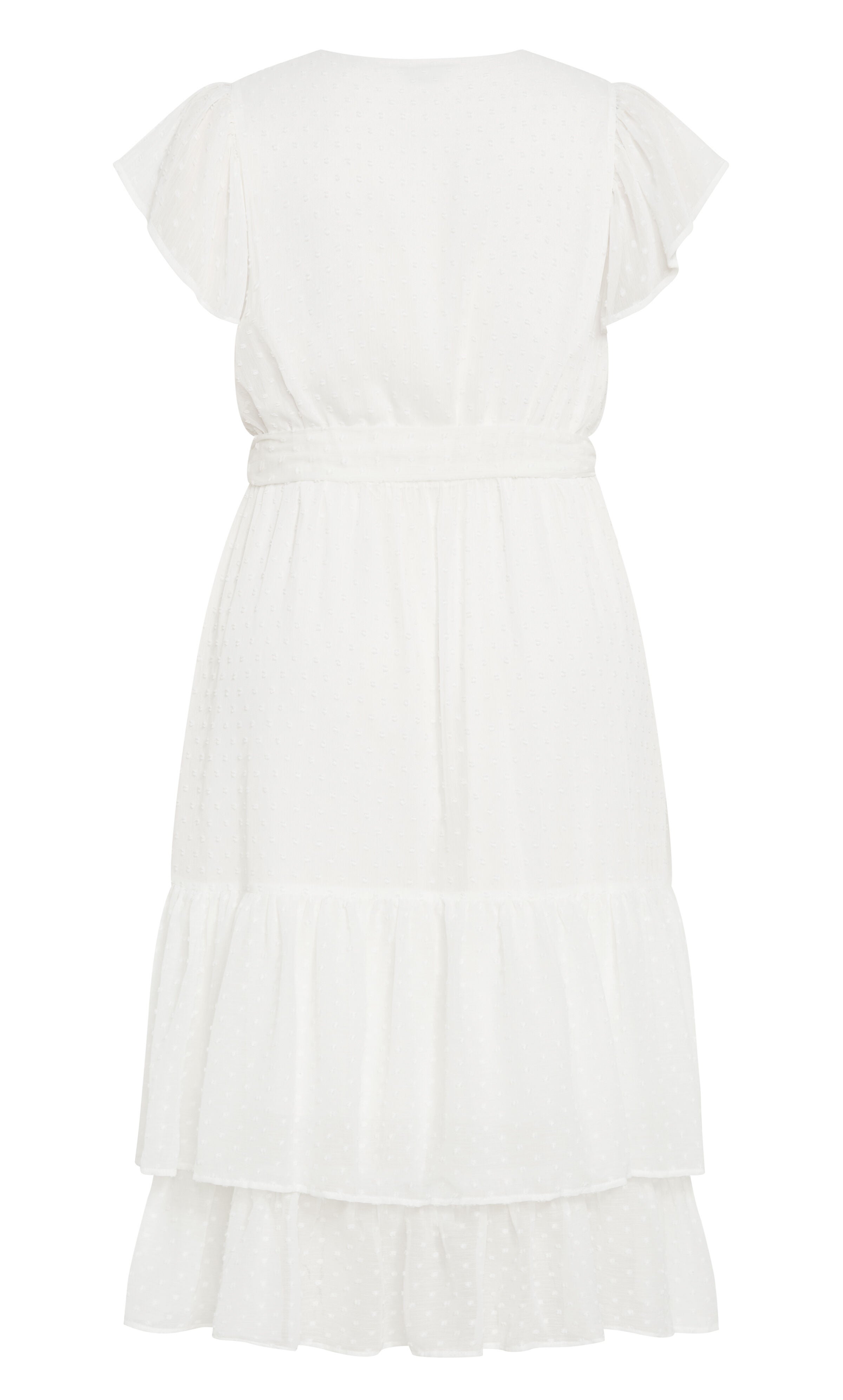 Midi Frill Dee Dress - ivory, WHITE, alternate image number 5