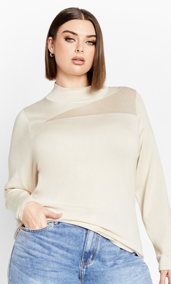 Katalina Jumper - oat, WHITE, hi-res image number null