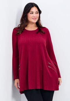 Alina Hacci Zip Detail Tunic