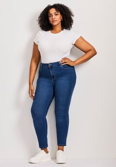Plus Size Stretch Waist Jeans