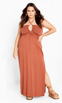 Miley Maxi Dress - tan