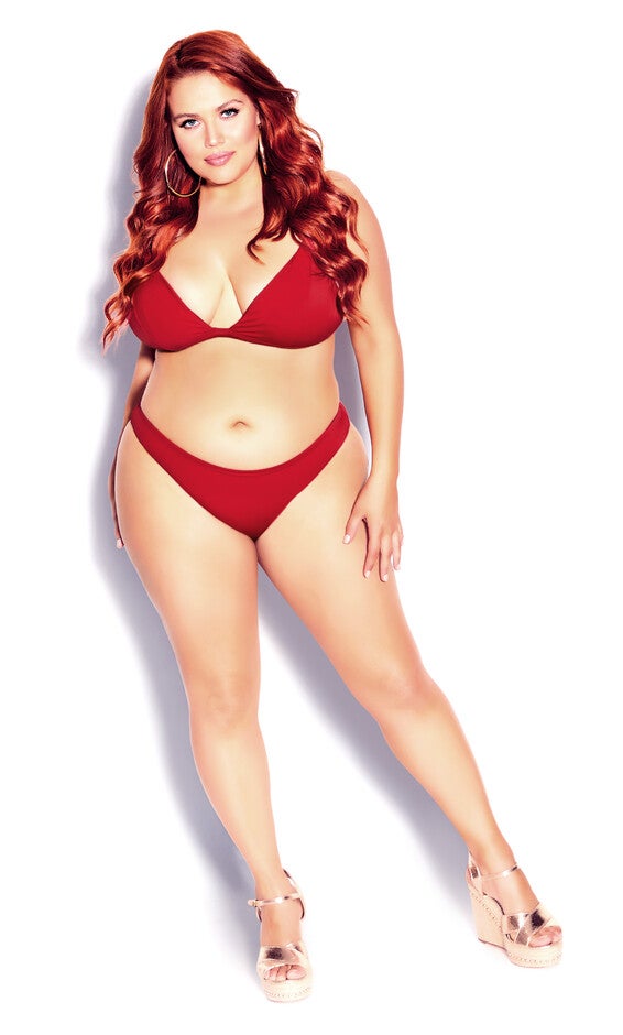 Daisy Bikini Pant - red cherry, RED, hi-res image number null