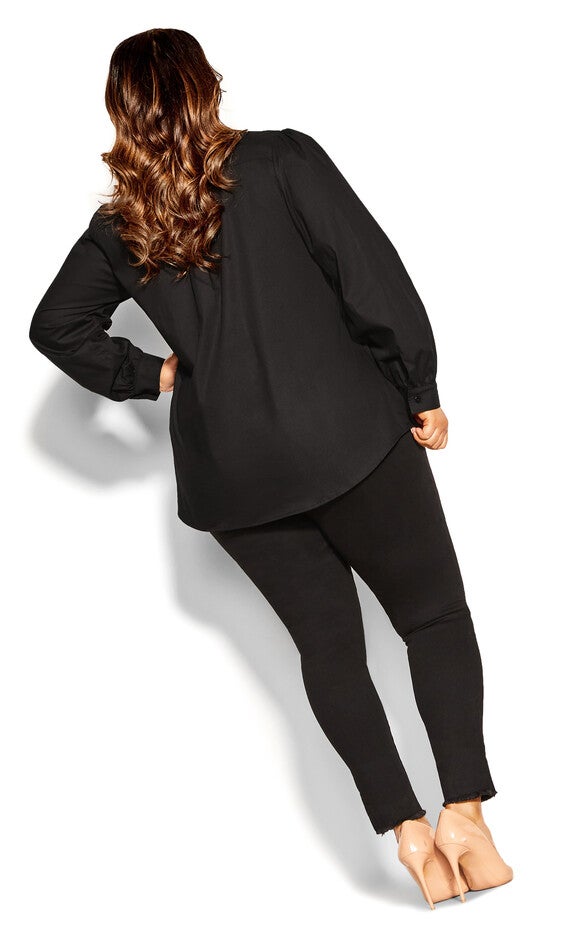 Clean Look Shirt - black, BLACK, alternate image number 4