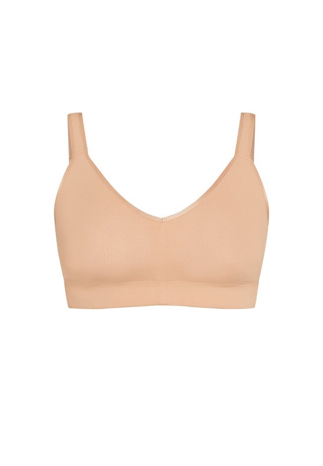 Comfort Cotton No Wire Bra, NATURAL, alternate image number null