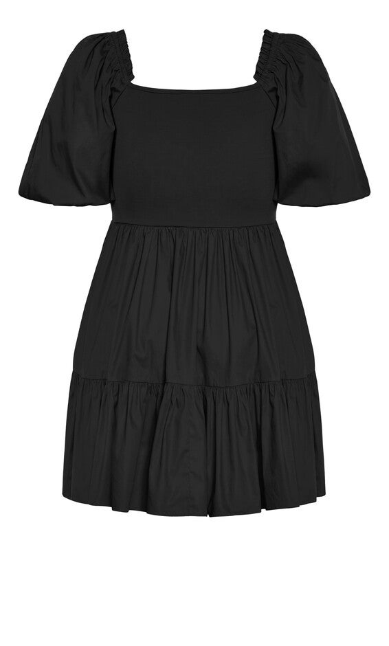 Poppie Dress - black, BLACK, alternate image number null