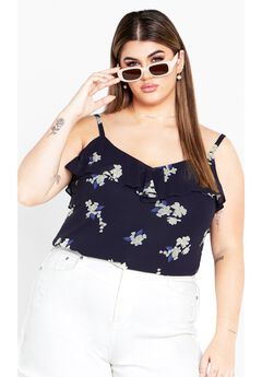 Nicole Print Cami - demure floral