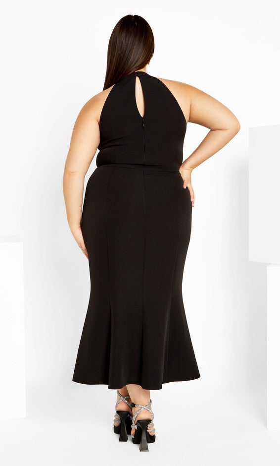 Iliana Dress - black, BLACK, alternate image number null