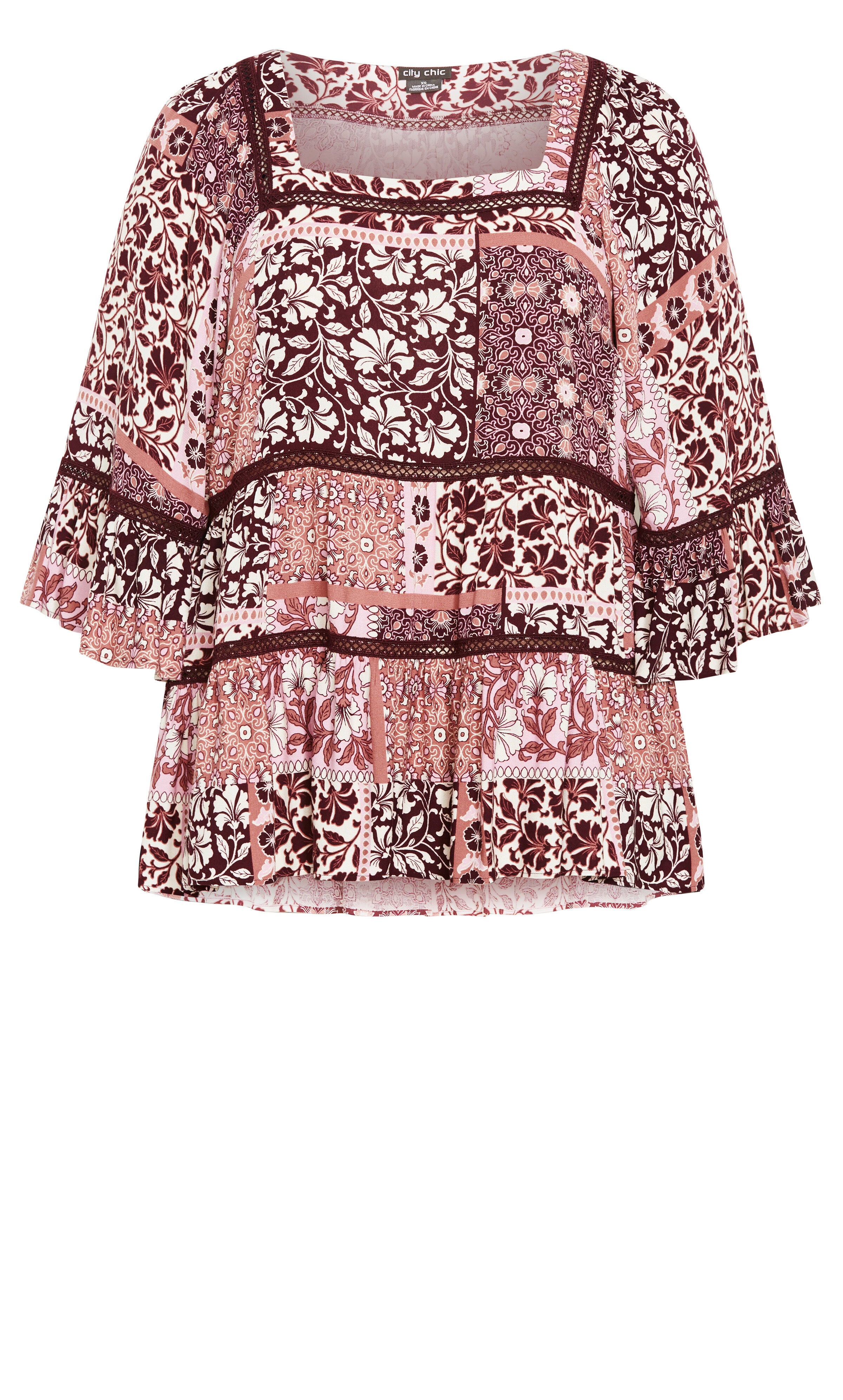 Lailah Top - amethyst, PURPLE, alternate image number 3