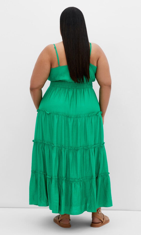 Aiza Maxi Dress - greenstone, GREEN, alternate image number null