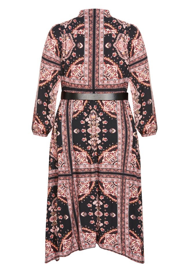 Fall For Me Dress, BLACK PINK PLACEMENT, alternate image number 3