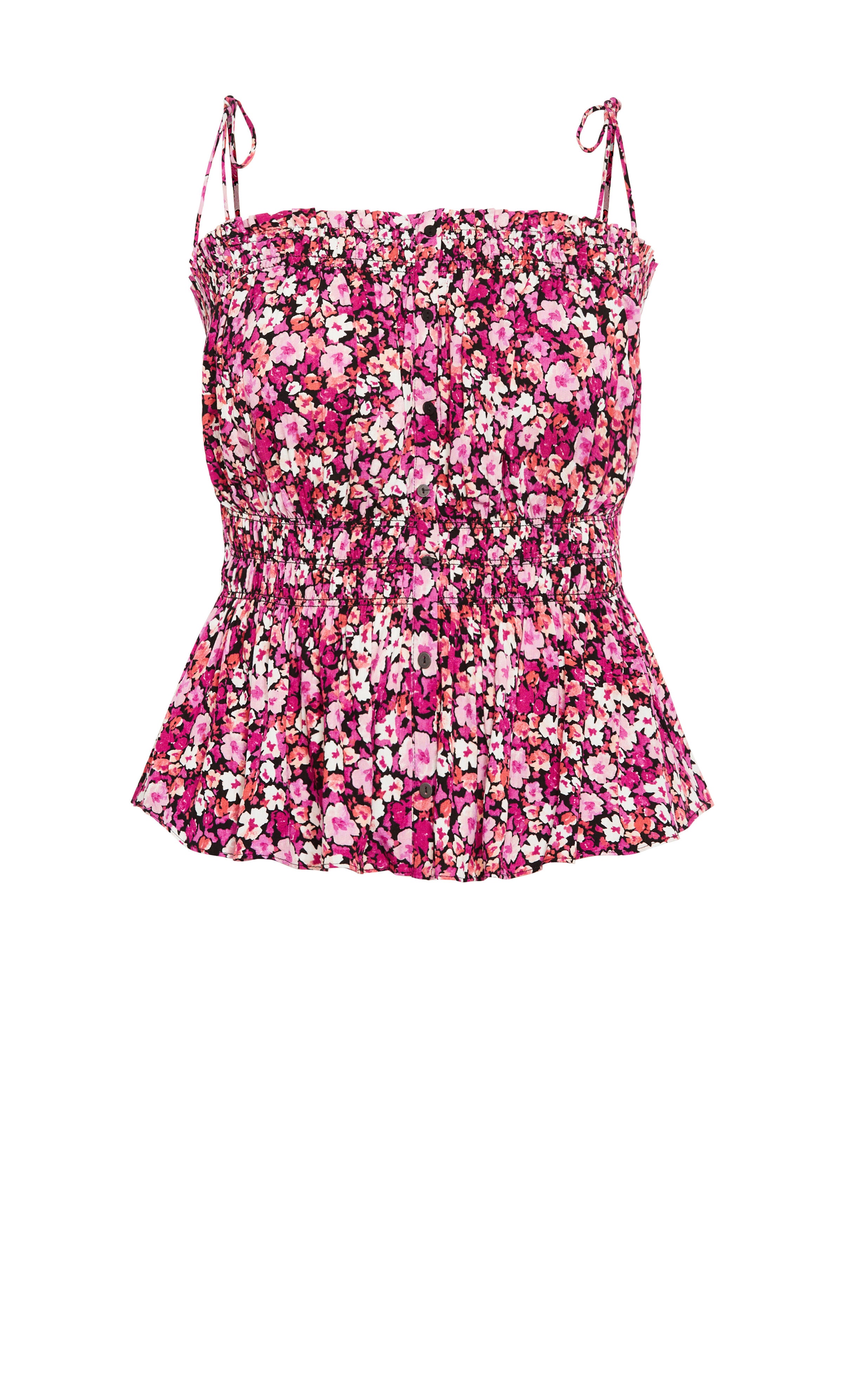 Lyla Print Top - pink, PINK, alternate image number 3