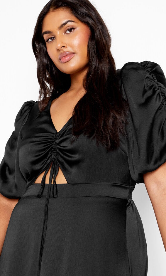Cammy Dress - black, BLACK, alternate image number null
