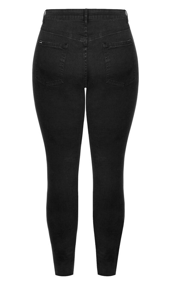 Rock N Roll Skinny Jean - black, BLACK, alternate image number 6