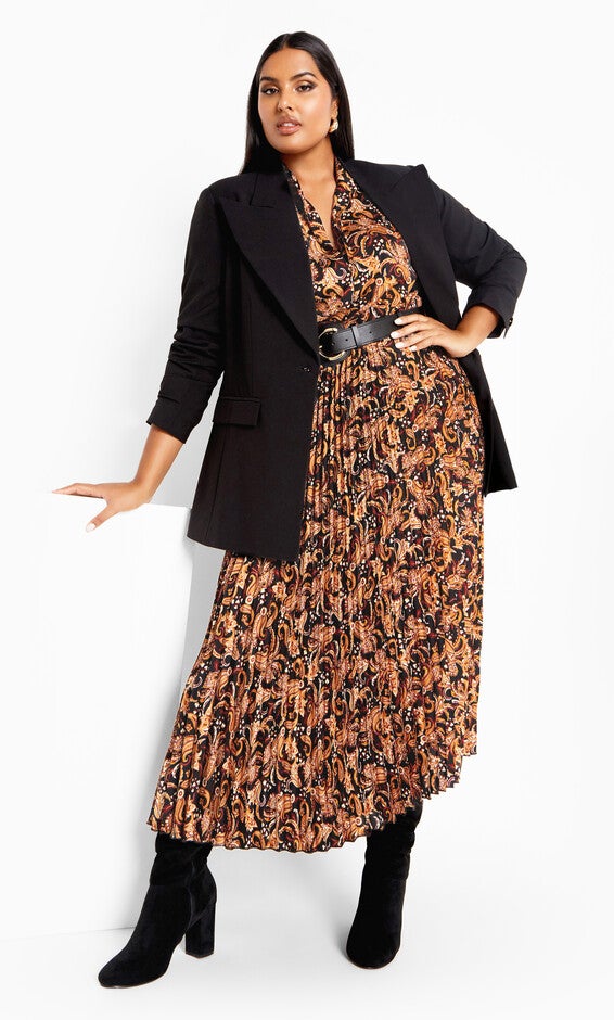 Lucille Dress - black, BLACK, hi-res image number null