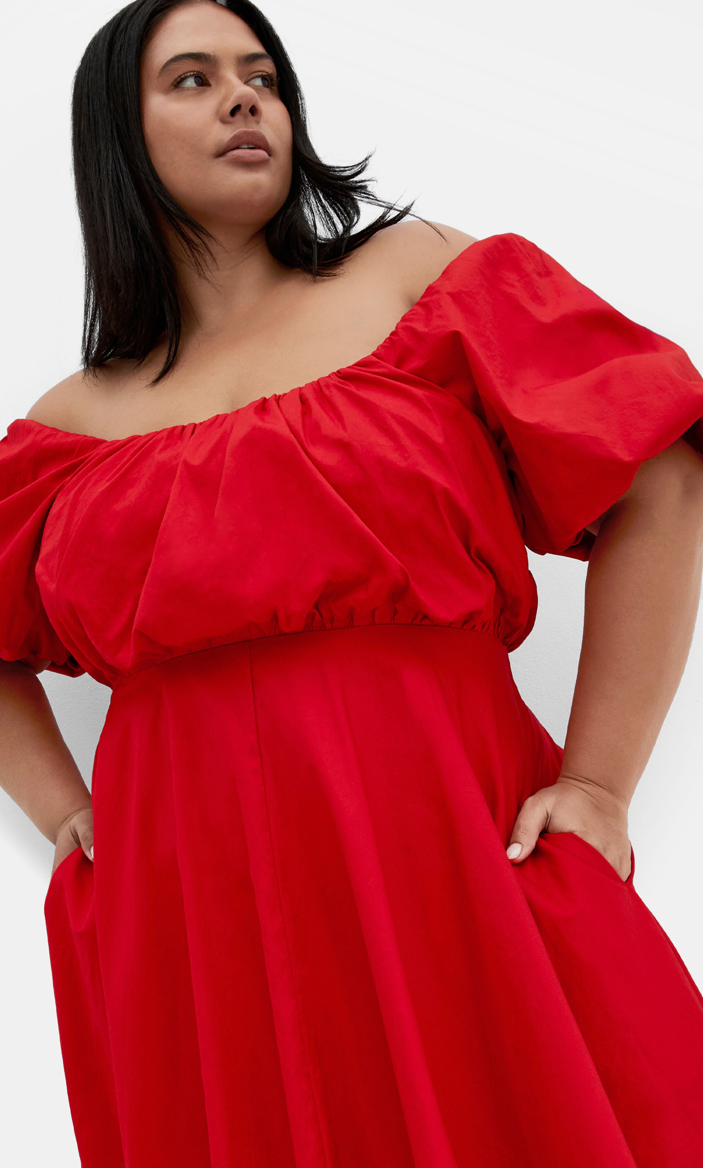 Rosabella Dress - red, RED, alternate image number 3