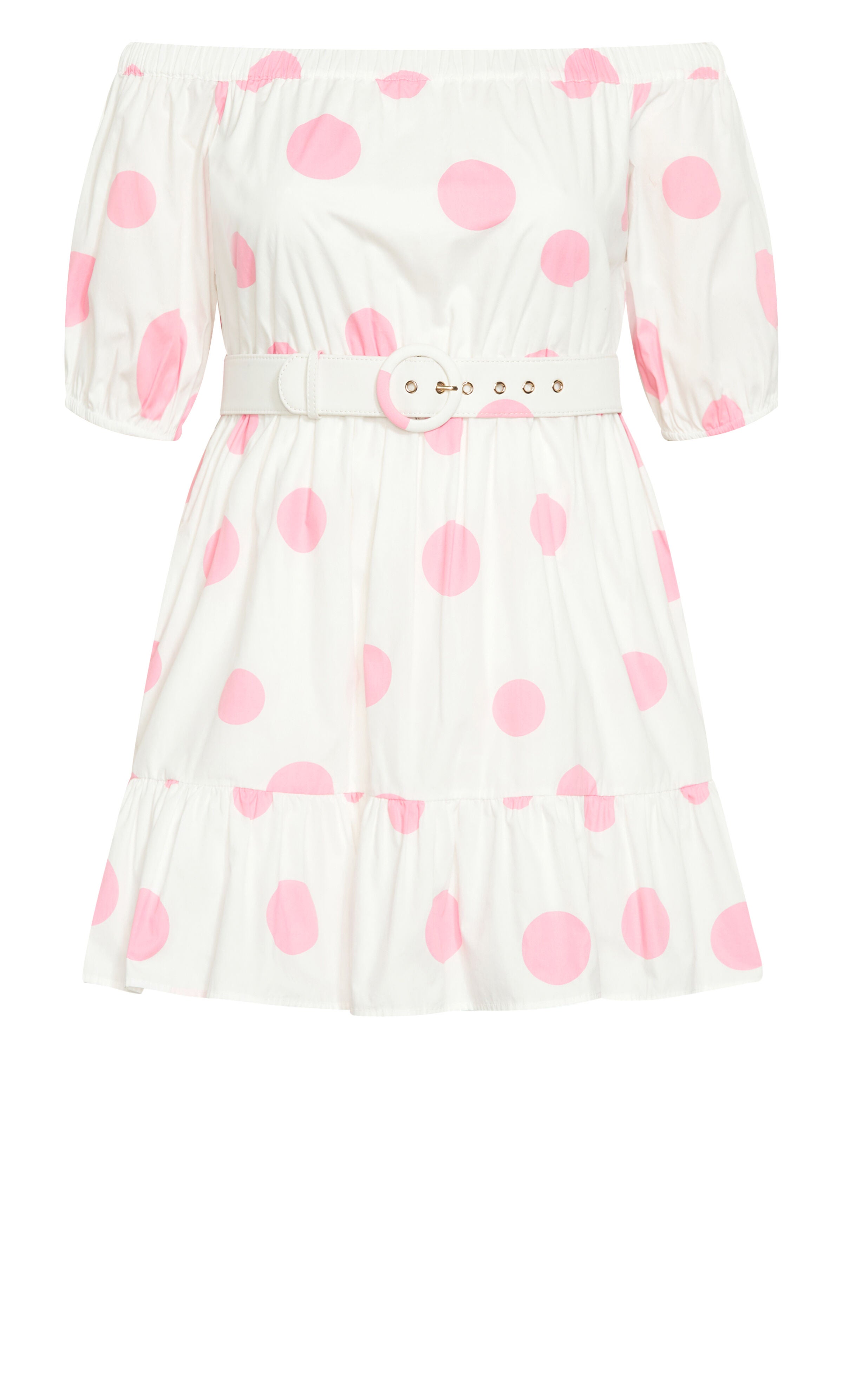 June Spot Dress - ivory, WHITE, alternate image number 4