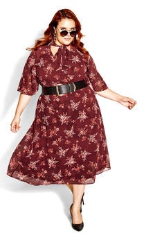 Alexandra Dress - port