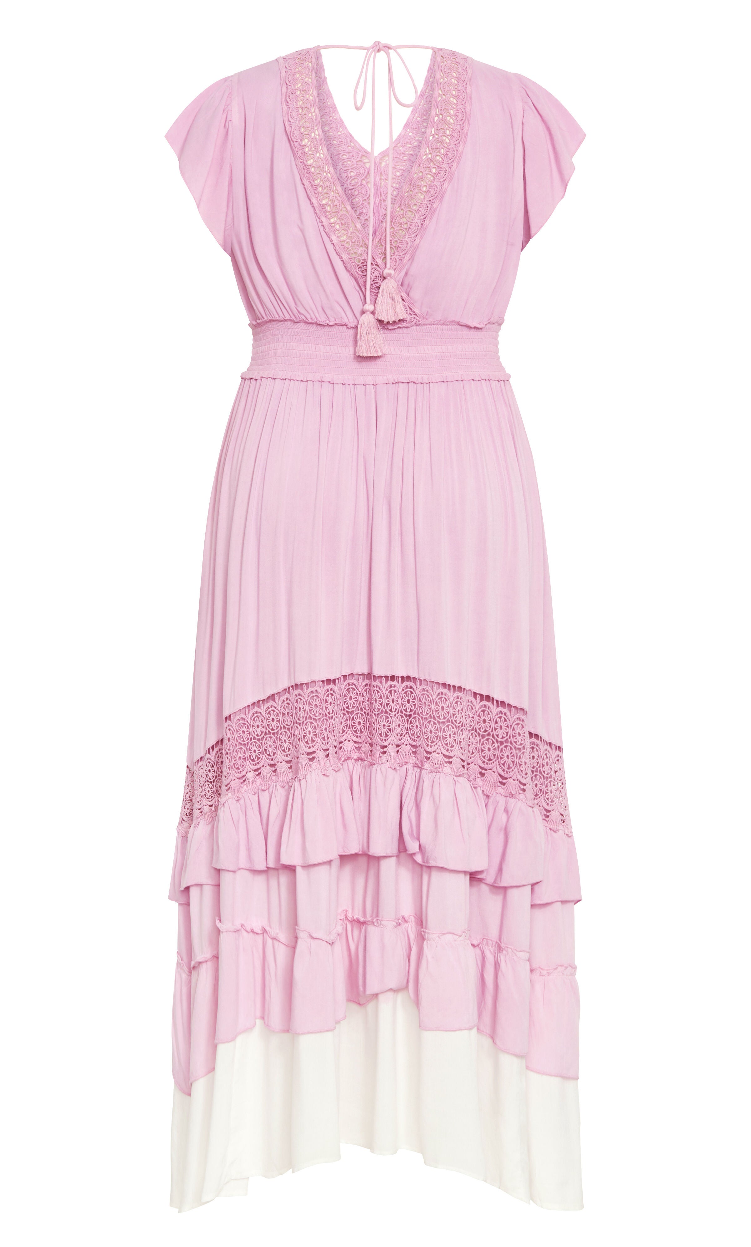 Destiny Ombre Maxi Dress - lavender, PURPLE, alternate image number 4