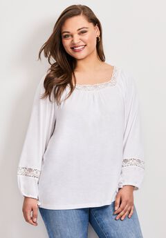 Crochet Trim Top