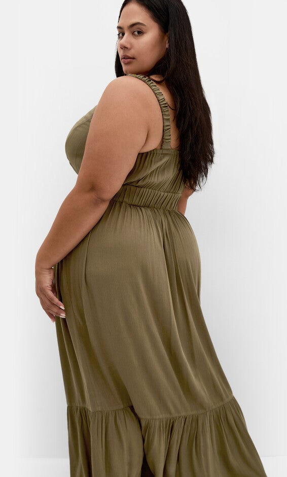 Vacay Maxi Dress - khaki, GREEN, alternate image number 3