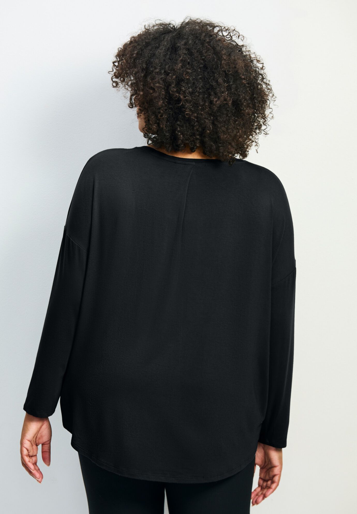Taya Essential Top, BLACK, alternate image number 2